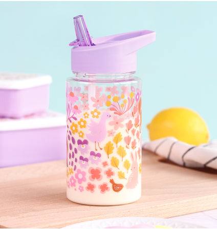 Trinkflasche: Blumengarten