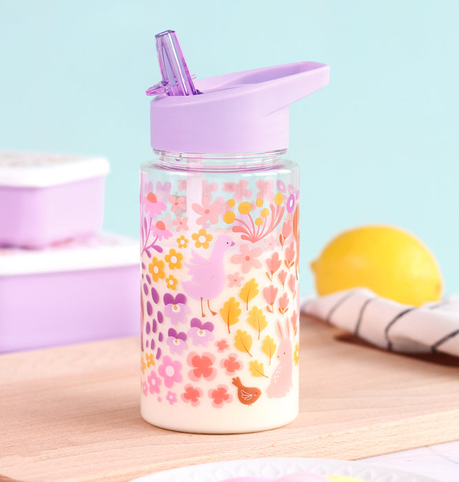 Trinkflasche: Blumengarten