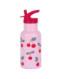 Edelstahl-Trinkflasche: Kirschen