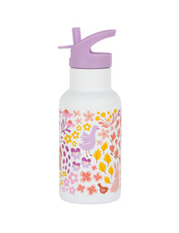 Edelstahl-Trinkflasche: Blumengarten