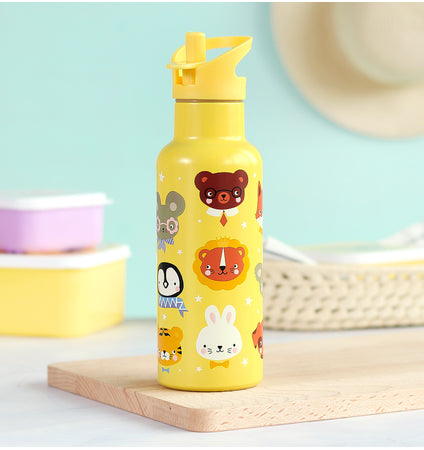 XL-Trinkflasche aus Edelstahl: Tierfreunde