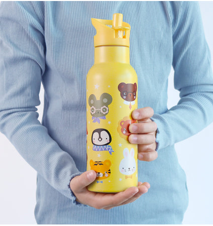 XL-Trinkflasche aus Edelstahl: Tierfreunde