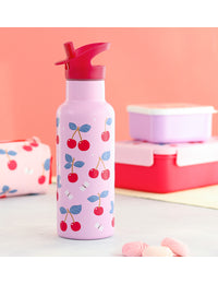 XL-Trinkflasche aus Edelstahl: Kirschen