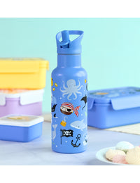 XL-Trinkflasche aus Edelstahl: Piraten