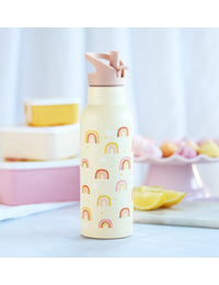 XL-Edelstahl-Trinkflasche: Regenbogen