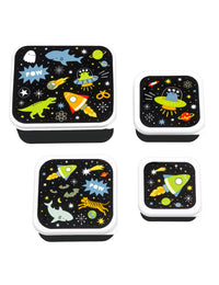 Brot- und Snackdosen Set: Galaxy