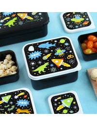 Brot- und Snackdosen Set: Galaxy