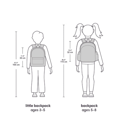 Kleiner Rucksack: Schmetterlinge