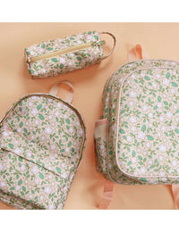 Kleiner Rucksack: Blüten - rosa