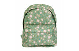 Kleiner Rucksack: Blüten-salbeigrün