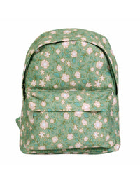 Kleiner Rucksack: Blüten-salbeigrün