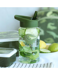 Trinkflasche: Krokodile