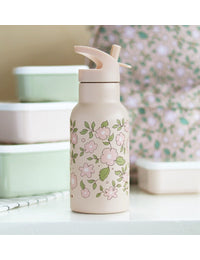 Edelstahl-Trinkflasche: Blüten-rosa