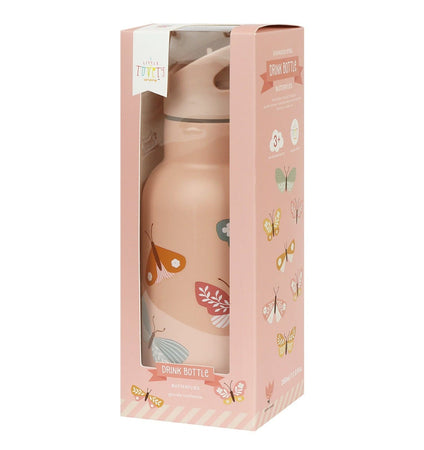 Edelstahl-Trinkflasche: Schmetterlinge