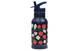 Edelstahl-Trinkflasche: Erdbeeren