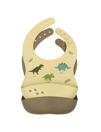 Silikonlätzchen 2 Pack: Dinosaurier
