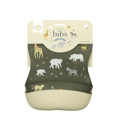 Silikonlätzchen 2 Pack: Savanne