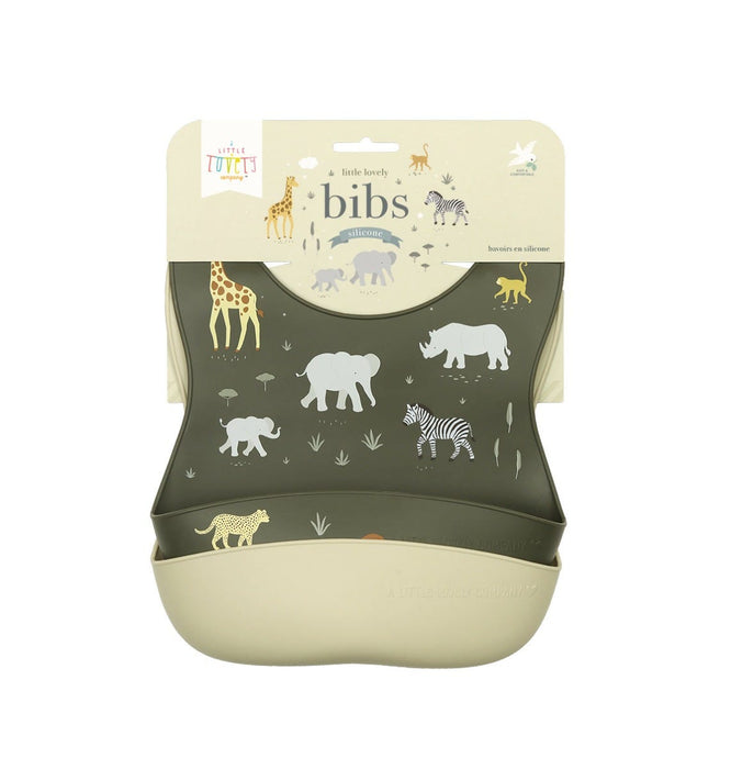 Silikonlätzchen 2 Pack: Savanne