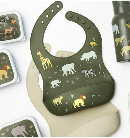 Silikonlätzchen 2 Pack: Savanne