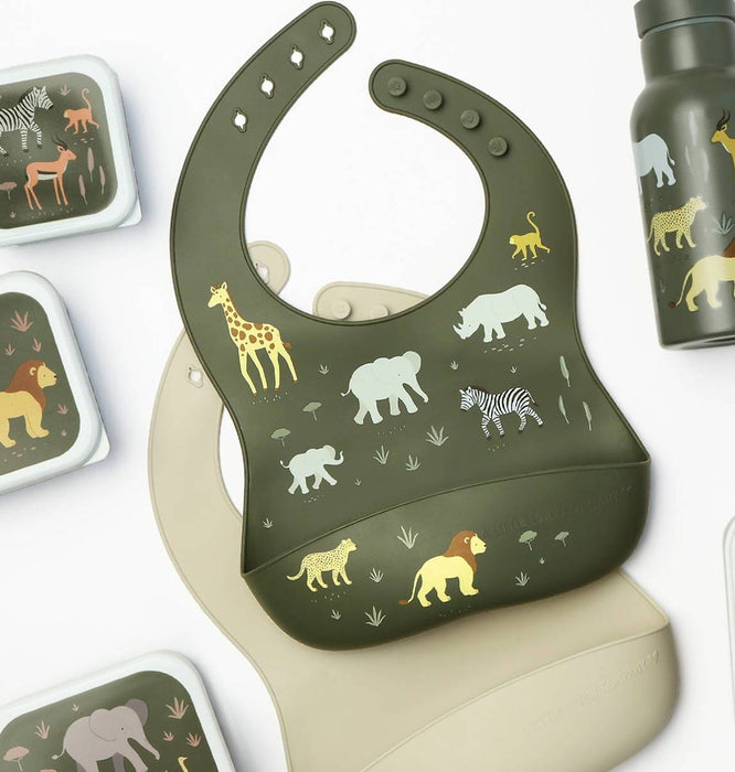 Silikonlätzchen 2 Pack: Savanne