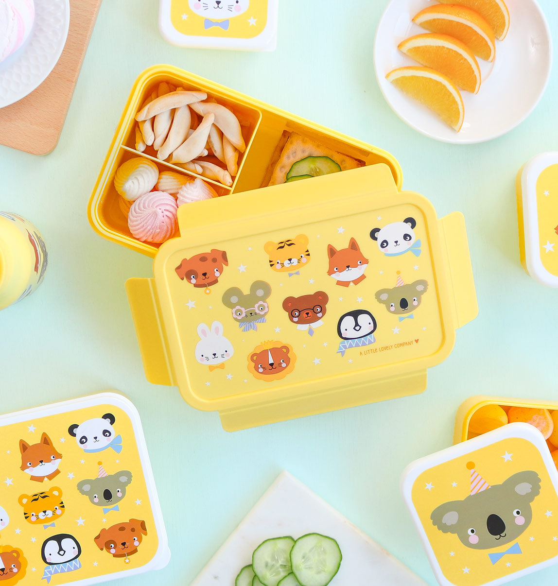 Bento-Lunchbox: Tierfreunde
