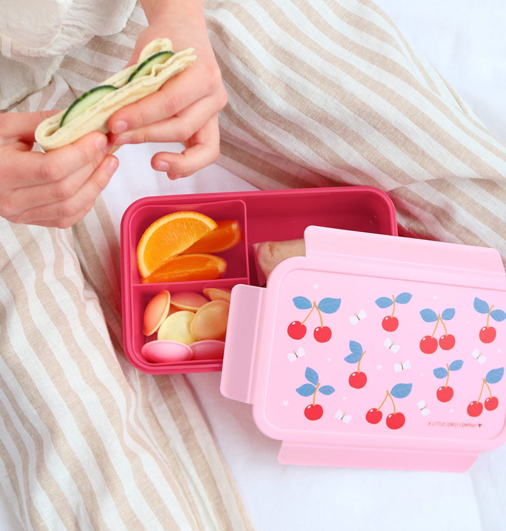 Bento-Lunchbox: Kirschen