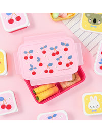 Bento-Lunchbox: Kirschen