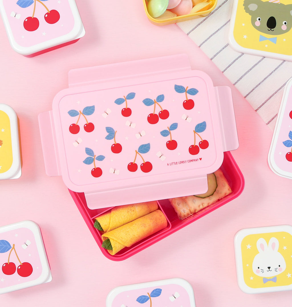 Bento-Lunchbox: Kirschen