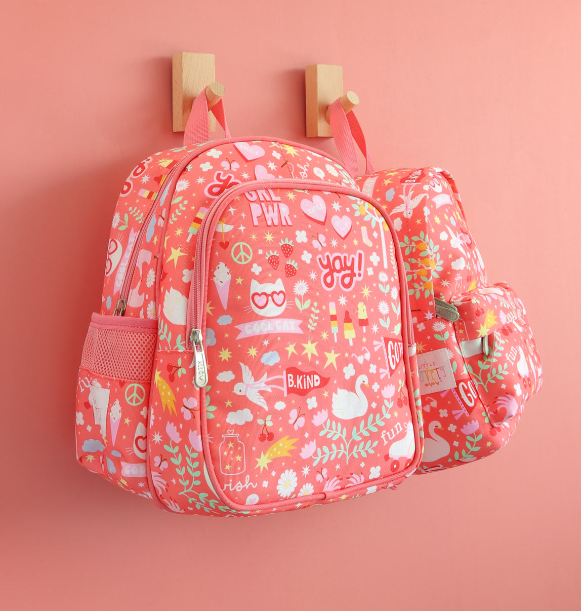 Twee rugzakken uit Fun collectie met verschillend formaat