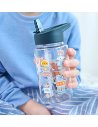 Trinkflasche: Roboter