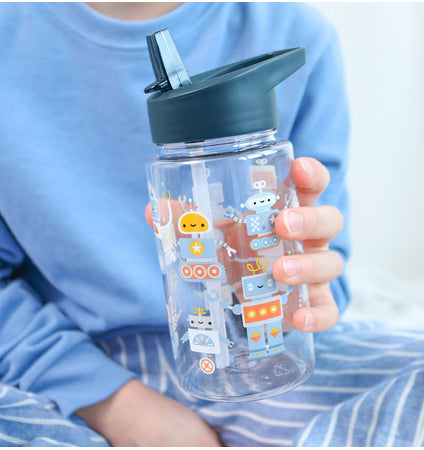Trinkflasche: Roboter