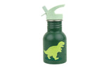 Kleine Edelstahl-Trinkflasche: Dinosaurier