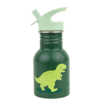 Kleine Edelstahl-Trinkflasche: Dinosaurier