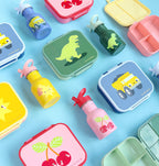 Kleine Edelstahl-Trinkflasche: Dinosaurier
