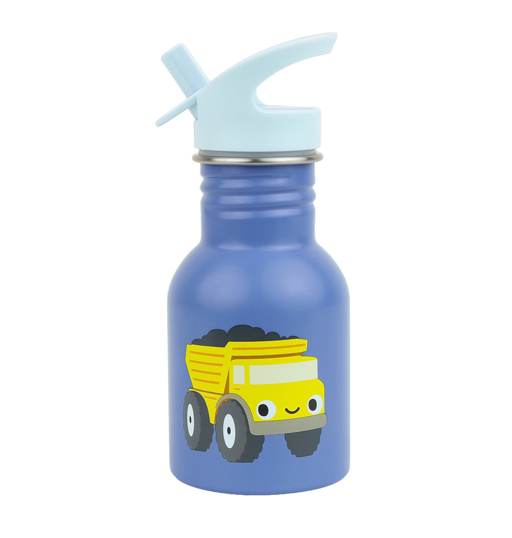 Kleine Edelstahl-Trinkflasche: Kipplaster