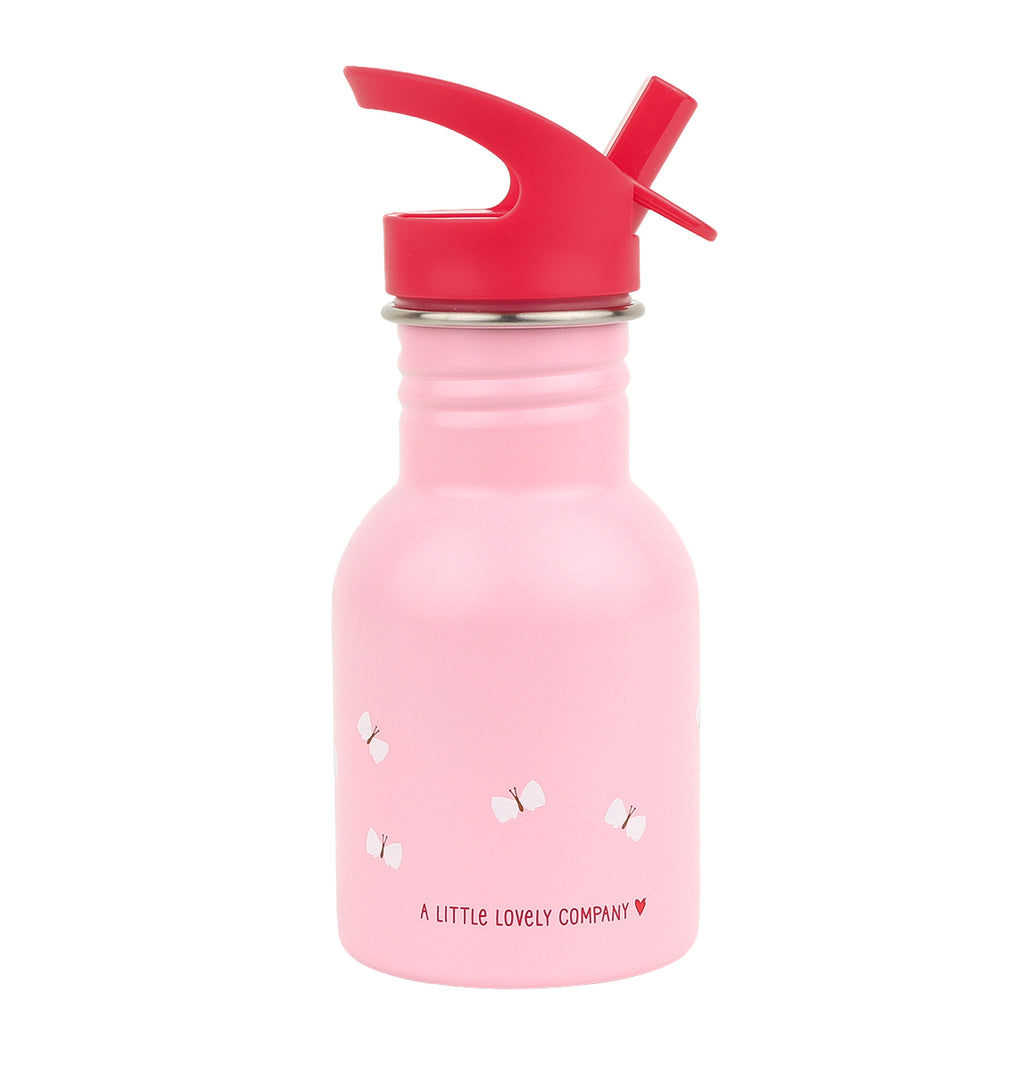 Kleine Edelstahl-Trinkflasche: fröhliche Kirschen