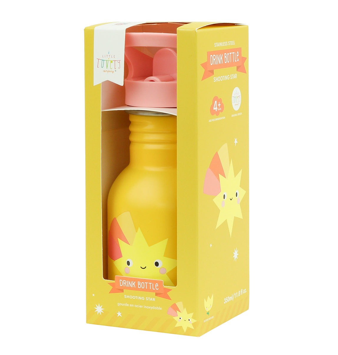 Kleine Edelstahl-Trinkflasche: Sternschnuppe
