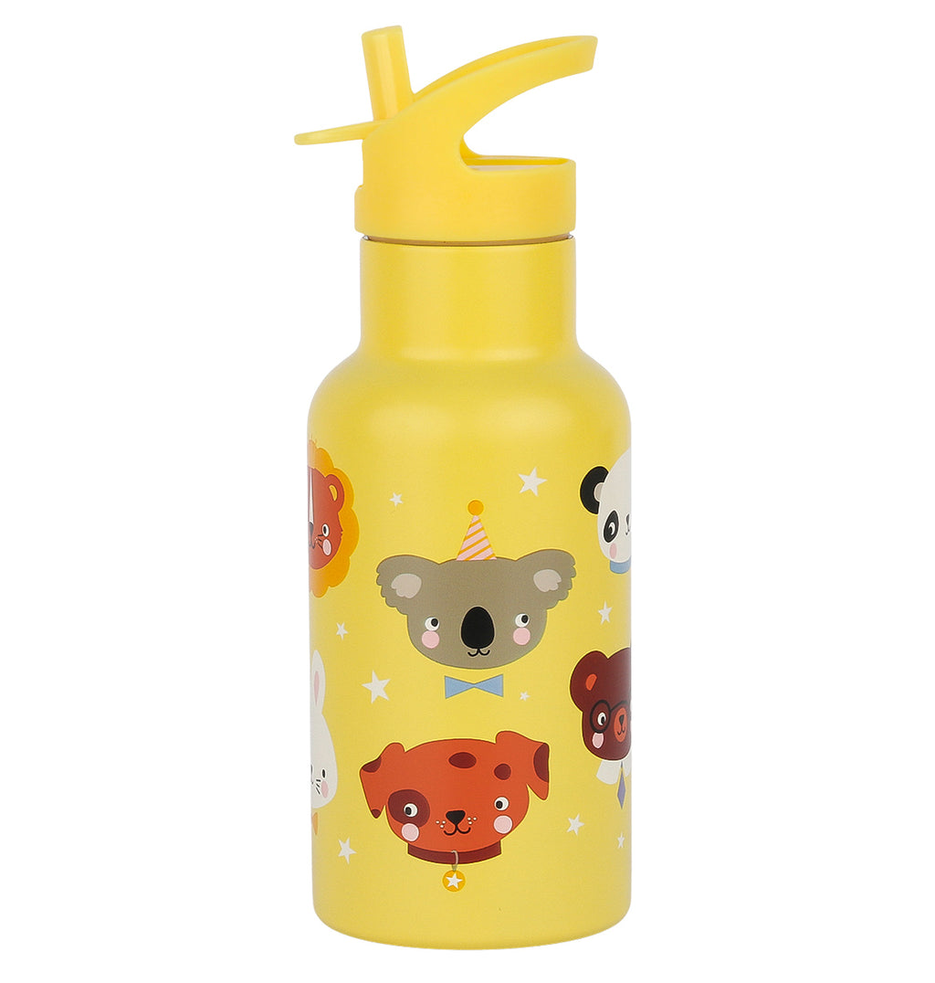 Edelstahl-Trinkflasche: Tierfreunde