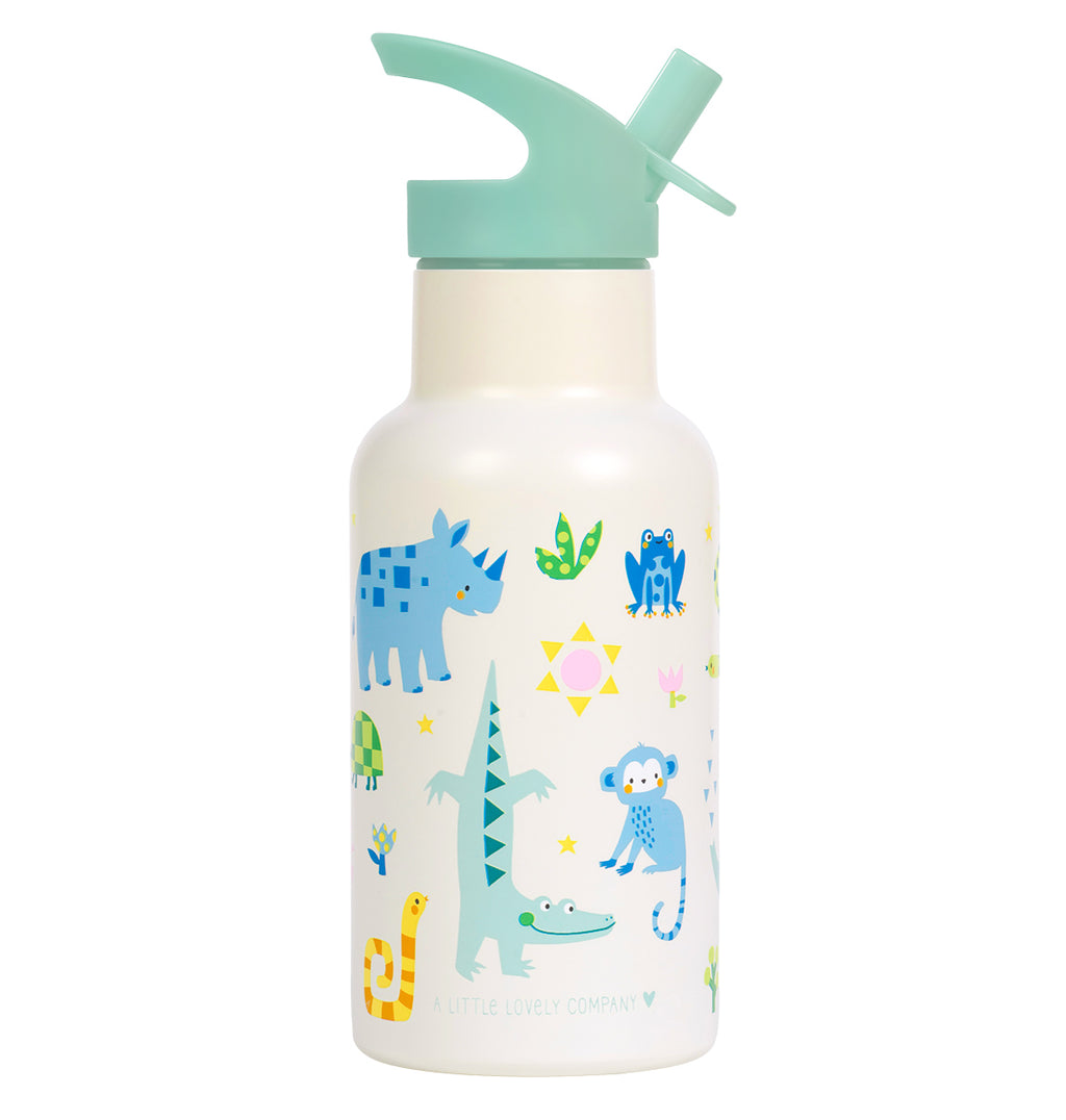Edelstahl-Trinkflasche: Jungle
