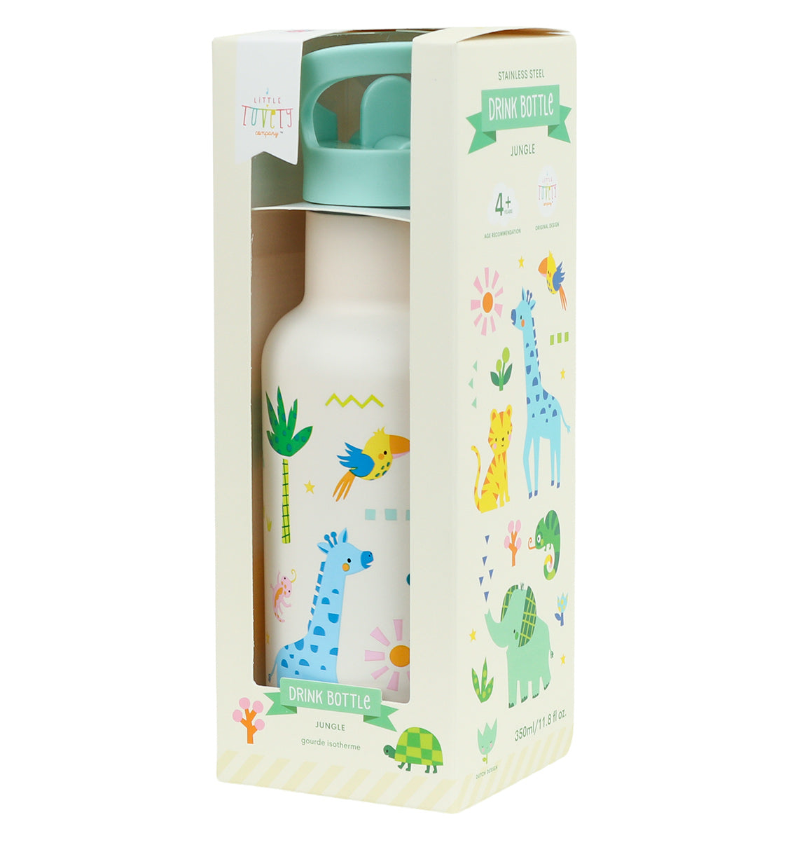 Edelstahl-Trinkflasche: Jungle