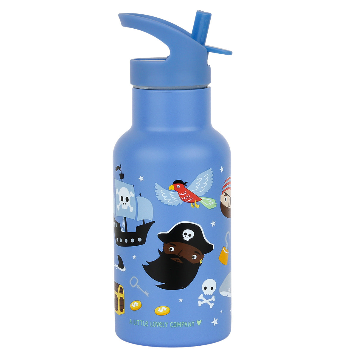 Edelstahl-Trinkflasche: Piraten 