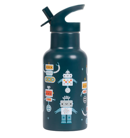 Edelstahl-Trinkflasche: Roboter