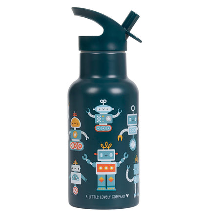 Edelstahl-Trinkflasche: Roboter