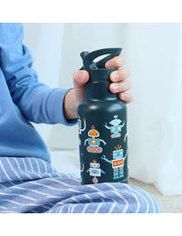 Edelstahl-Trinkflasche: Roboter
