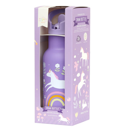 Edelstahl-Trinkflasche: Einhorn-Traum