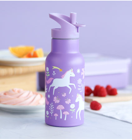 Edelstahl-Trinkflasche: Einhorn-Traum