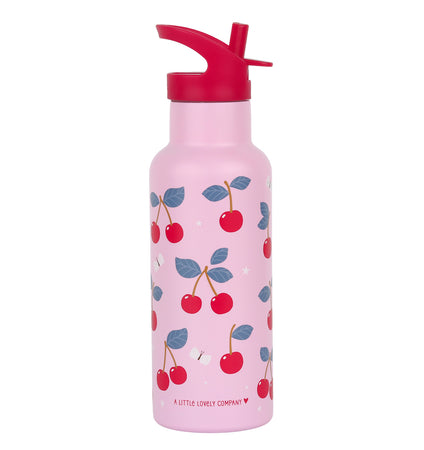 XL-Trinkflasche aus Edelstahl: Kirschen