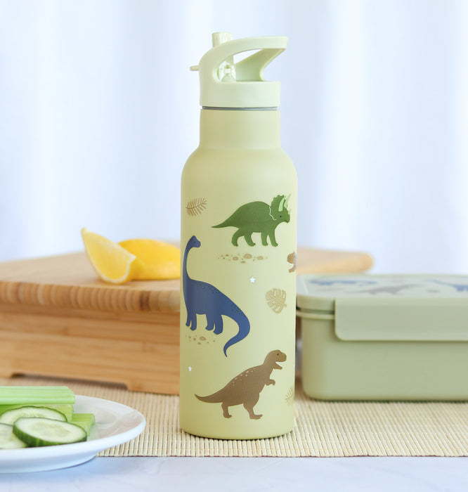 XL-Edelstahl-Trinkflasche: Dinosaurier