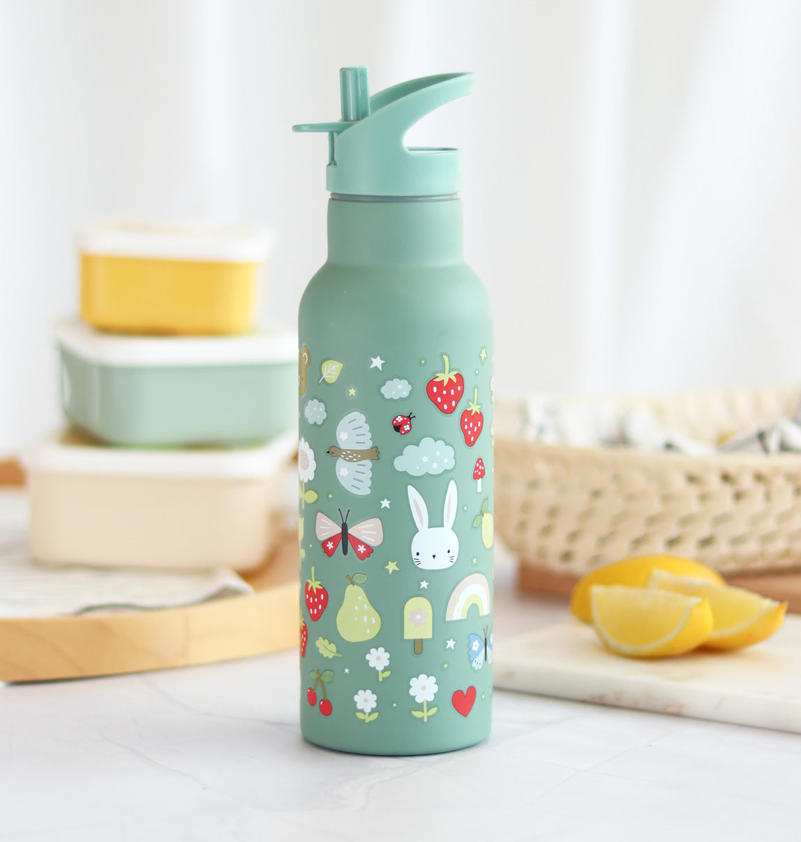 XL-Edelstahl-Trinkflasche: Joy