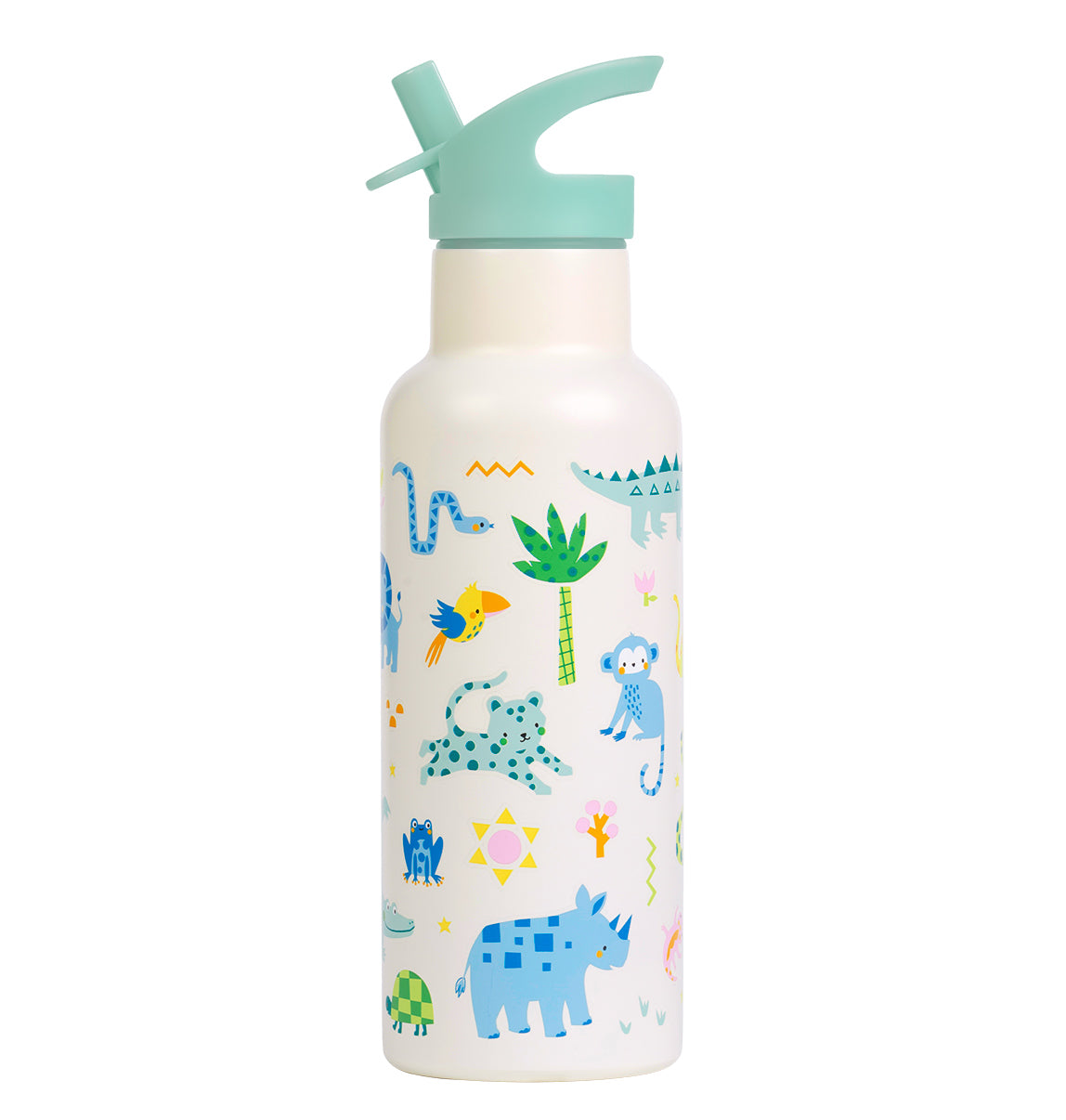 XL Edelstahl-Trinkflasche: Jungle